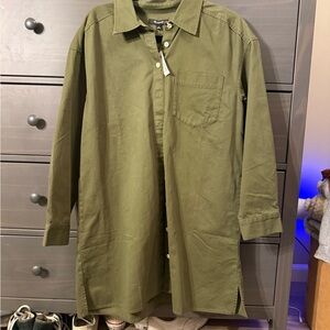 Madewell Olive Green Men's Shirt Jacket